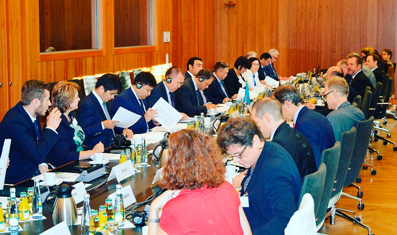 Выступление на 14 заседании Межправительственной казахстанско-германской  комиссии (Е.Попова)