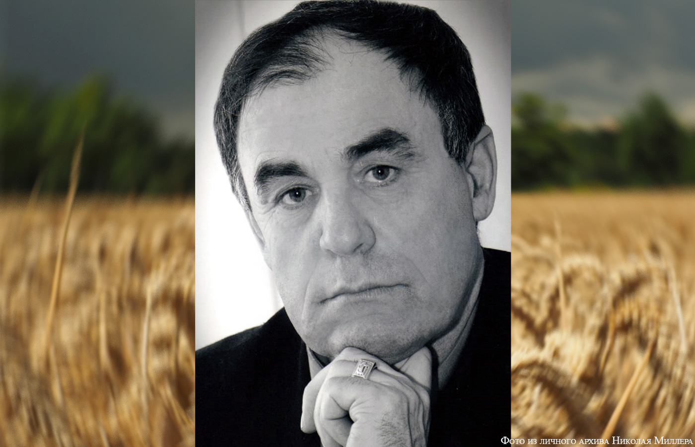 Der berühmte Getreidebauer des Irtysch-Kreises Nikolai Miller