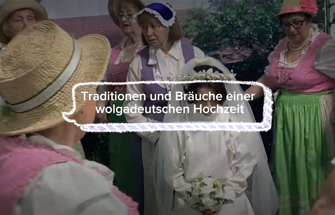 ВИДЕО: «Traditionen und Bräuche einer wolgadeutschen Hochzeit» в Караганде